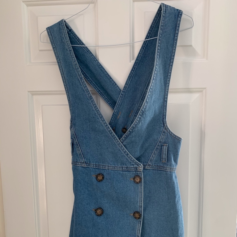 Urban Outfitters Jean Romper Size S BDG Wrap Dress